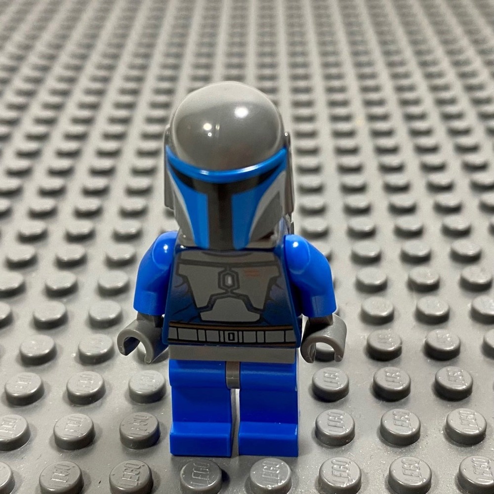 Lego Star Wars Clone Trooper Blue Mandalorian Death Watch Warrior Minifigure